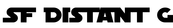 SF Distant Galaxy Symbols font preview